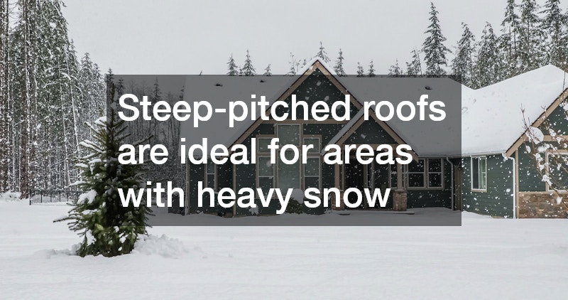 house with steep-pitched roofs covered in snow